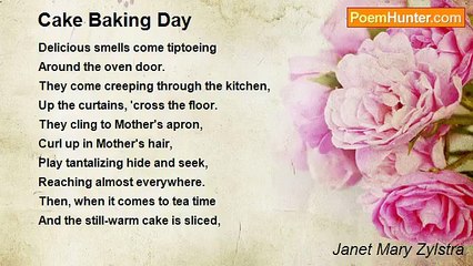 Janet Mary Zylstra - Cake Baking Day