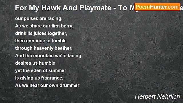 Herbert Nehrlich - For My Hawk And Playmate - To My True Kindred Spirit - Part II