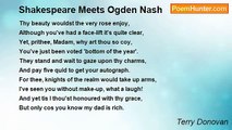 Terry Donovan - Shakespeare Meets Ogden Nash