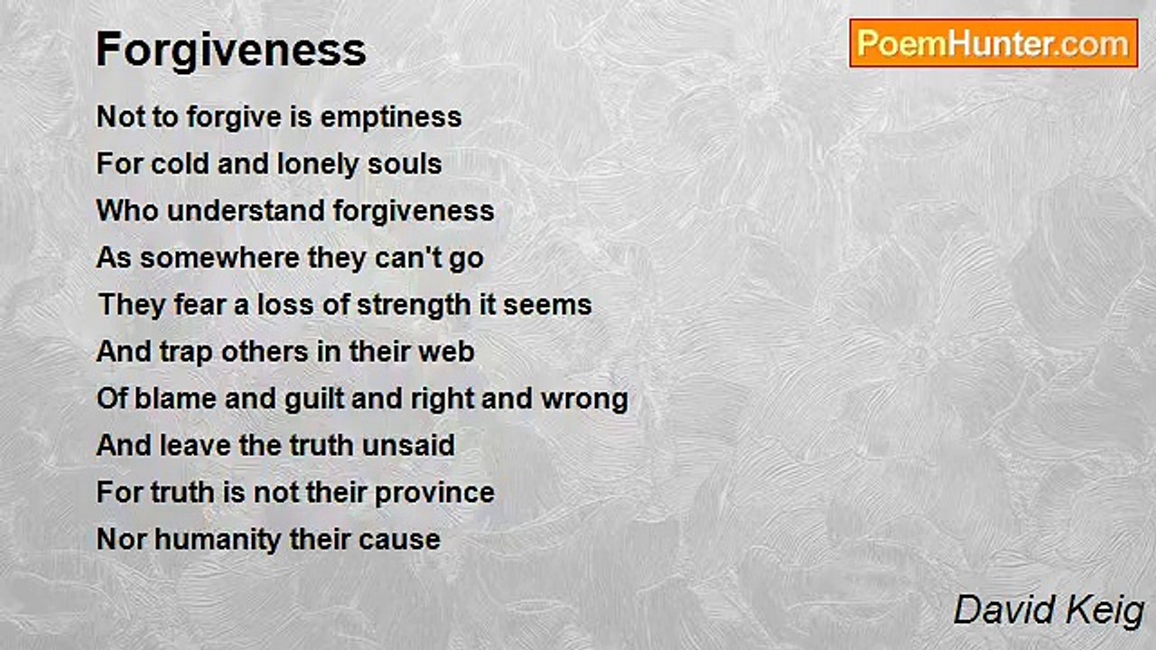 David Keig - Forgiveness