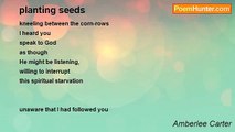 Amberlee Carter - planting seeds