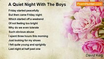 David Keig - A Quiet Night With The Boys