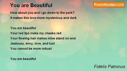 Fidelis Patronus - You are Beautiful