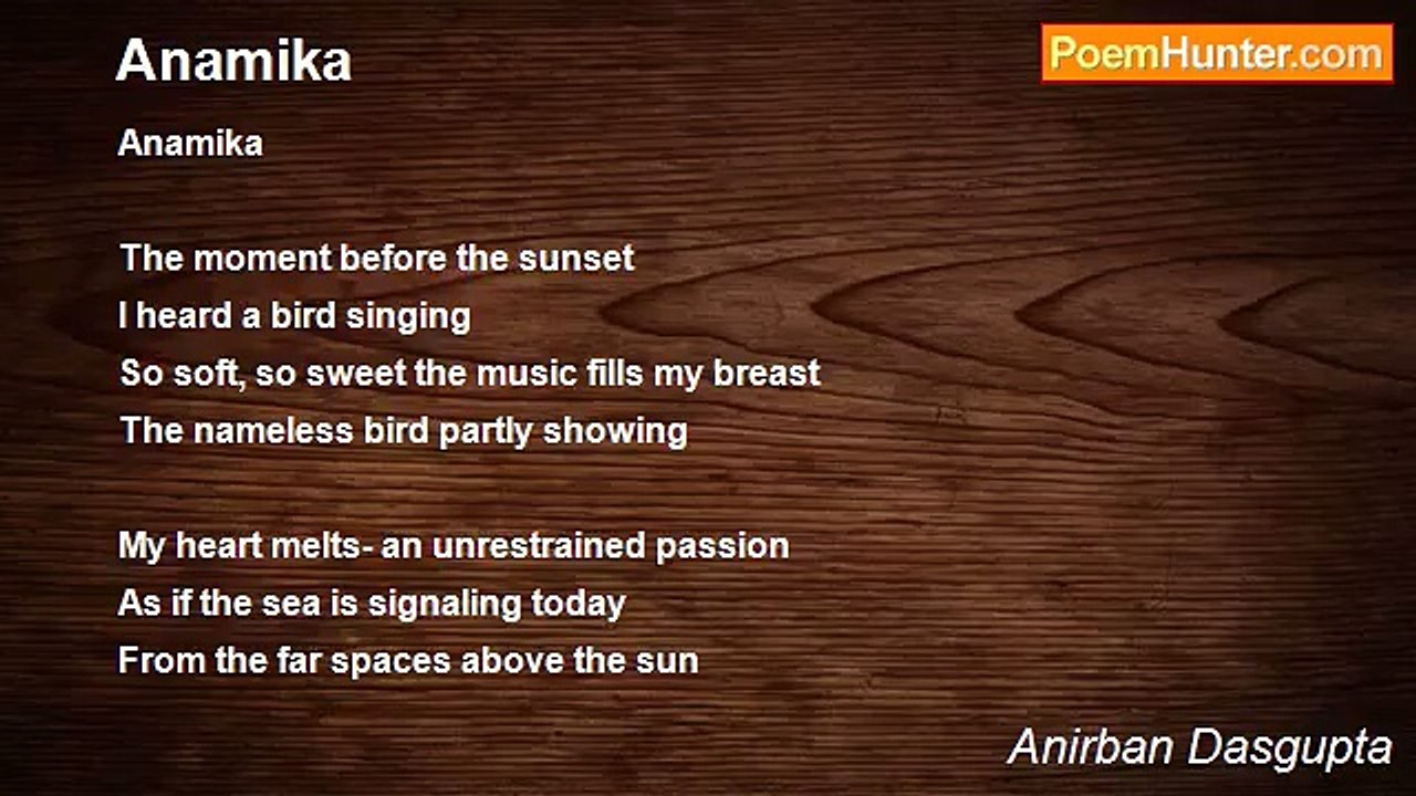 Anirban Dasgupta - Anamika
