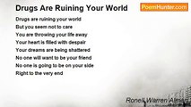 Ronell Warren Alman - Drugs Are Ruining Your World