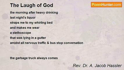 Rev. Dr. A. Jacob Hassler - The Laugh of God