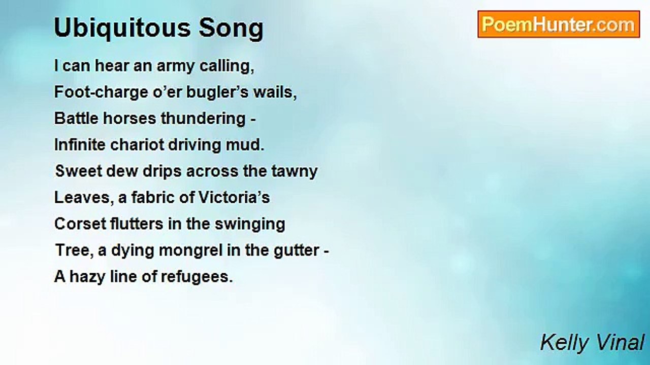 Kelly Vinal - Ubiquitous Song