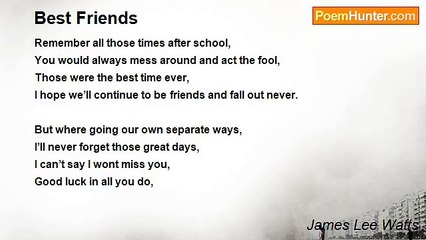 James Lee Watts - Best Friends