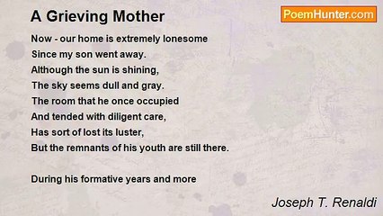 Joseph T. Renaldi - A Grieving Mother
