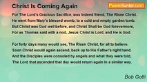 Bob Gotti - Christ Is Coming Again