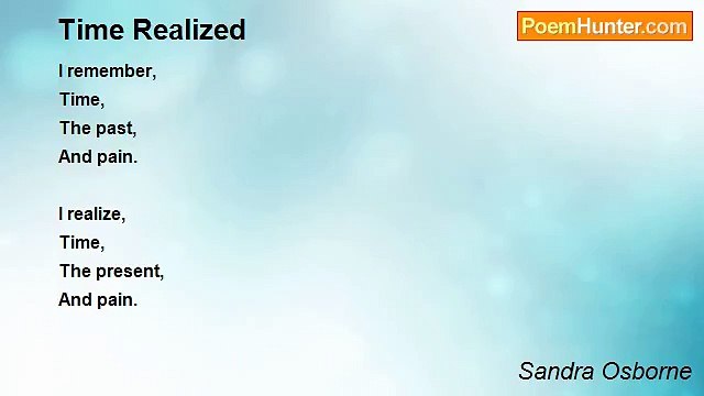 Sandra Osborne - Time Realized