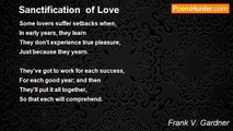 Frank V. Gardner - Sanctification  of Love