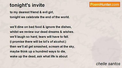 chelle santos - tonight's invite
