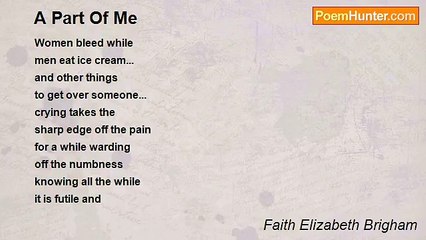 Faith Elizabeth Brigham - A Part Of Me