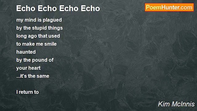 Kim McInnis - Echo Echo Echo Echo