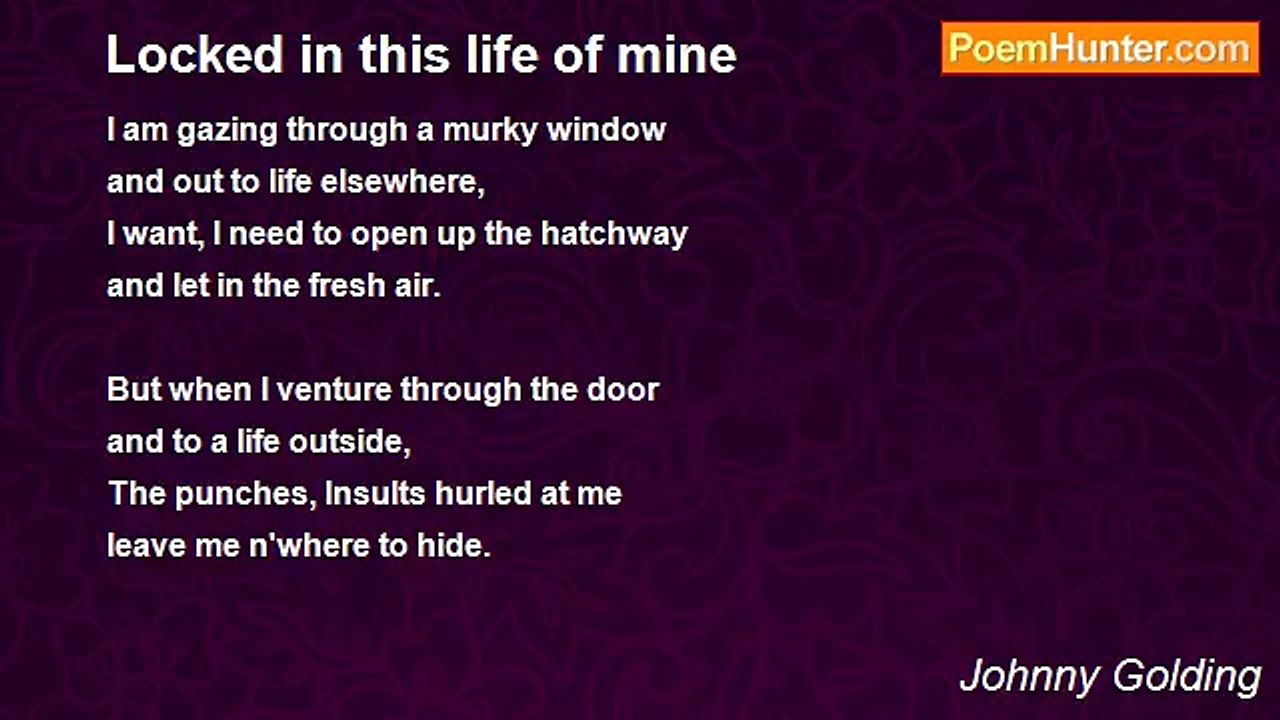 Johnny Golding - Locked in this life of mine