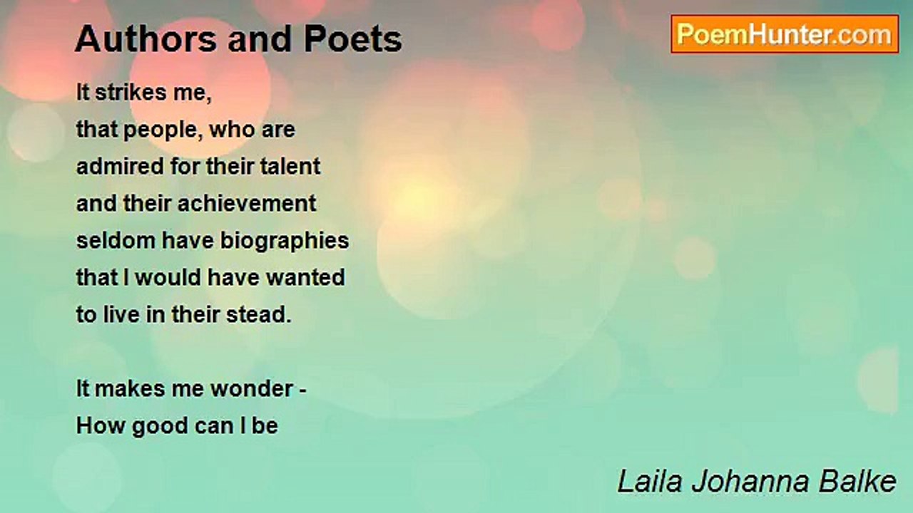Laila Johanna Balke - Authors and Poets