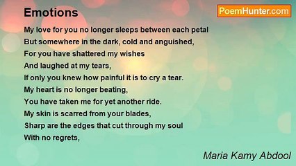 Maria Kamy Abdool - Emotions