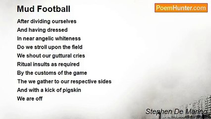 Stephen De Marino - Mud Football