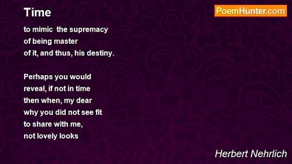 Herbert Nehrlich - Time