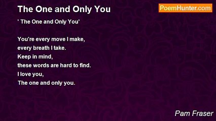 Pam Fraser - The One and Only You