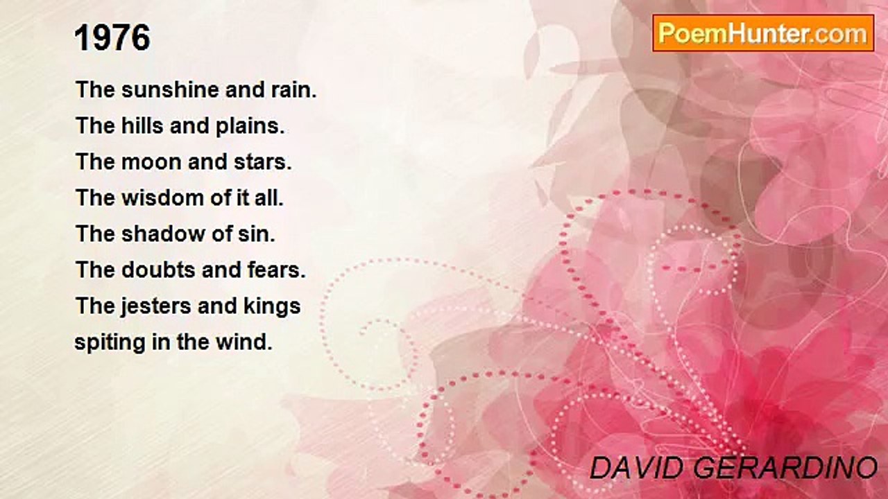 DAVID GERARDINO - 1976