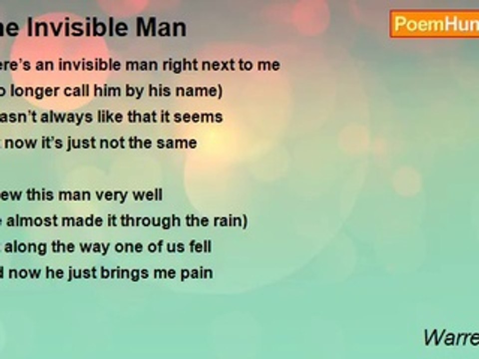Warren Chan - The Invisible Man