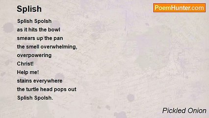 Pickled Onion - Splish