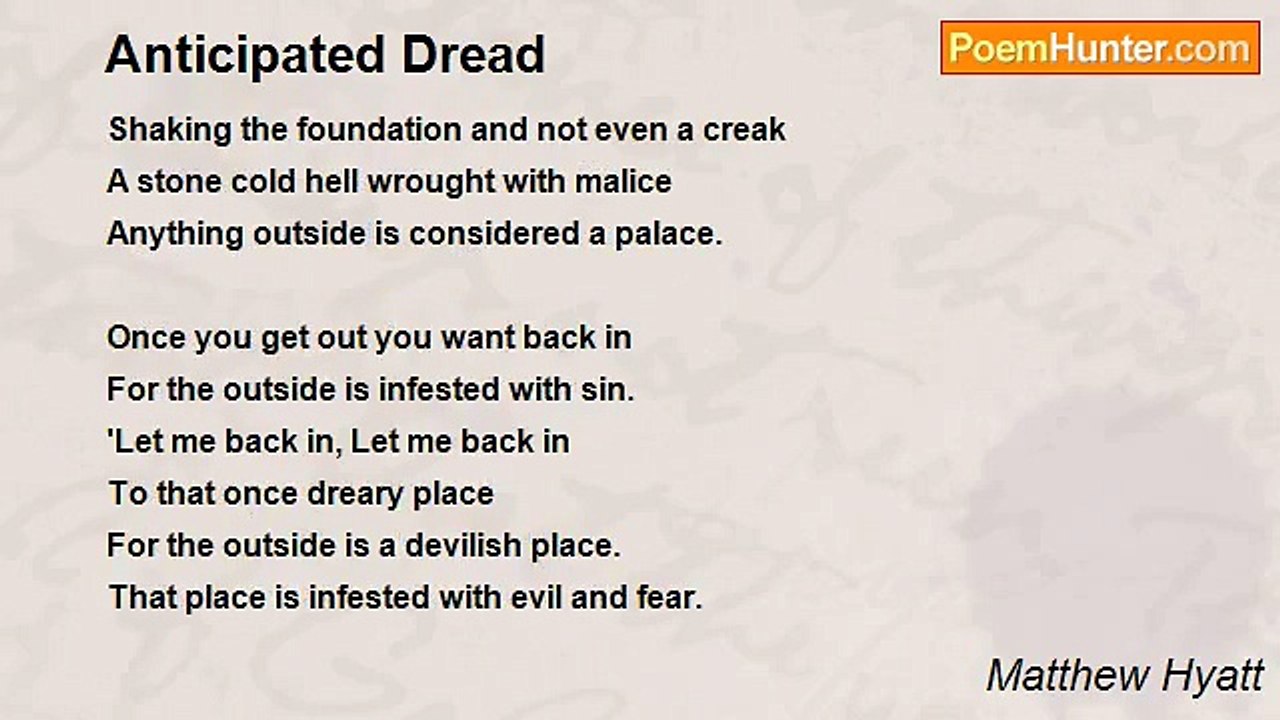Matthew Hyatt - Anticipated Dread