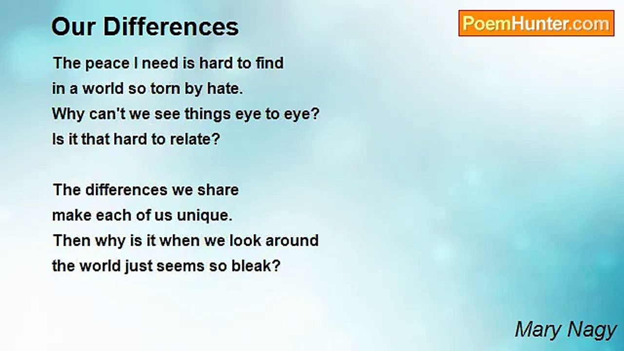 Mary Nagy - Our Differences