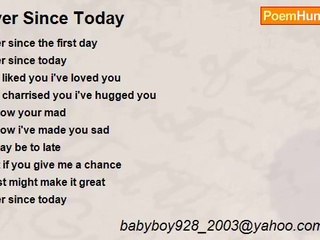 babyboy928_2003@yahoo.com 5623 - Ever Since Today