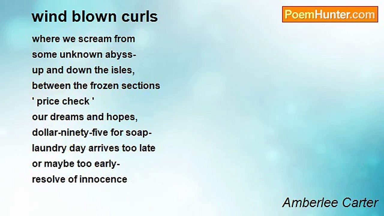 Amberlee Carter - wind blown curls