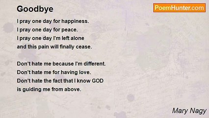 Mary Nagy - Goodbye
