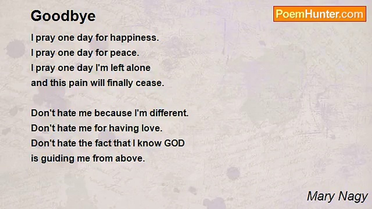Mary Nagy - Goodbye