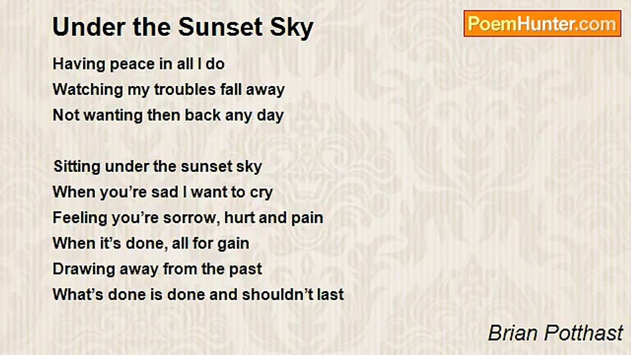 Brian Potthast - Under the Sunset Sky