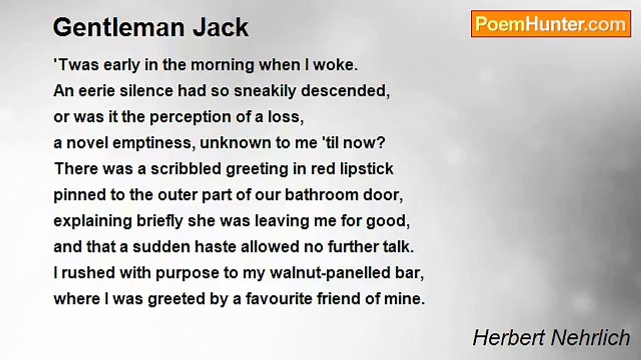 Herbert Nehrlich - Gentleman Jack