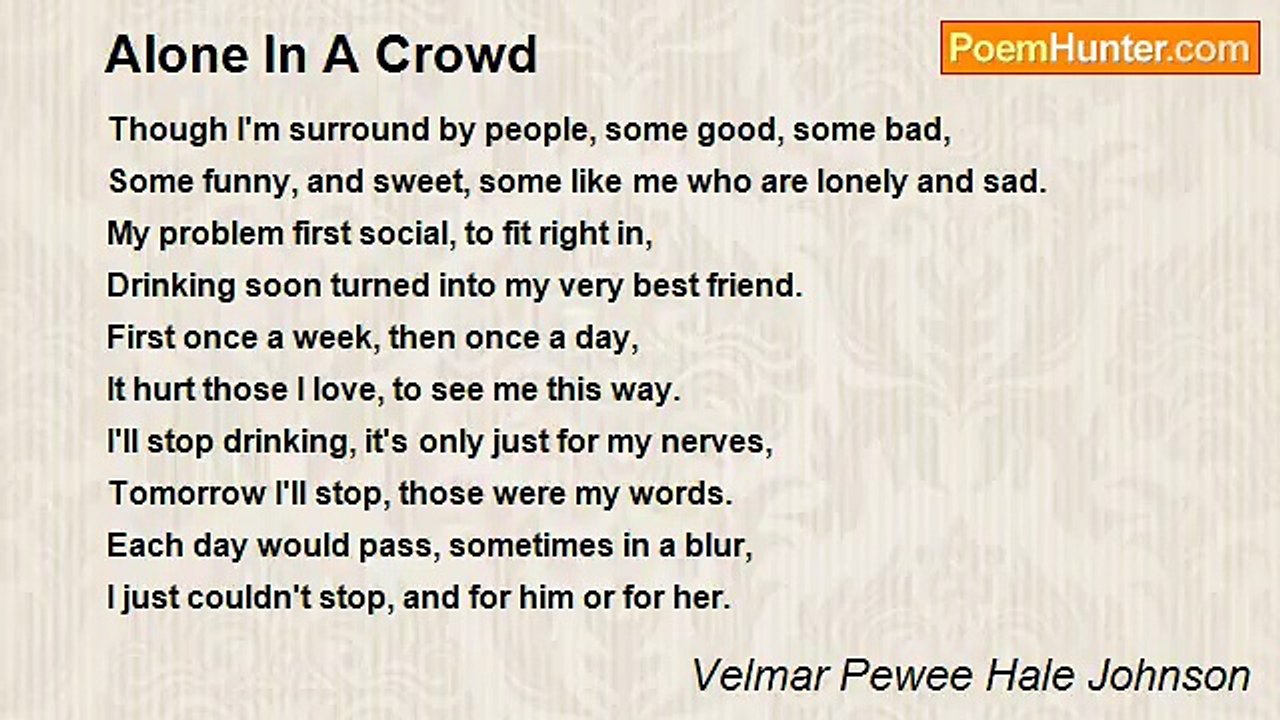 Velmar Pewee Hale Johnson - Alone In A Crowd