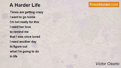 Victor Osorio - A Harder Life