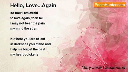 Mary Jane Lacsamana - Hello, Love...Again