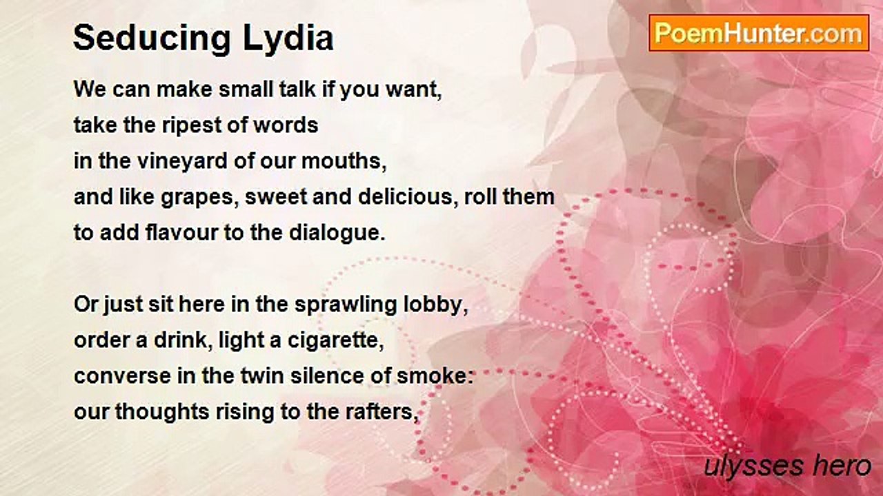 ulysses hero - Seducing Lydia