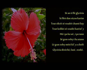 Glycéria - Danielle René Corail (sé on ti flè glycéria)