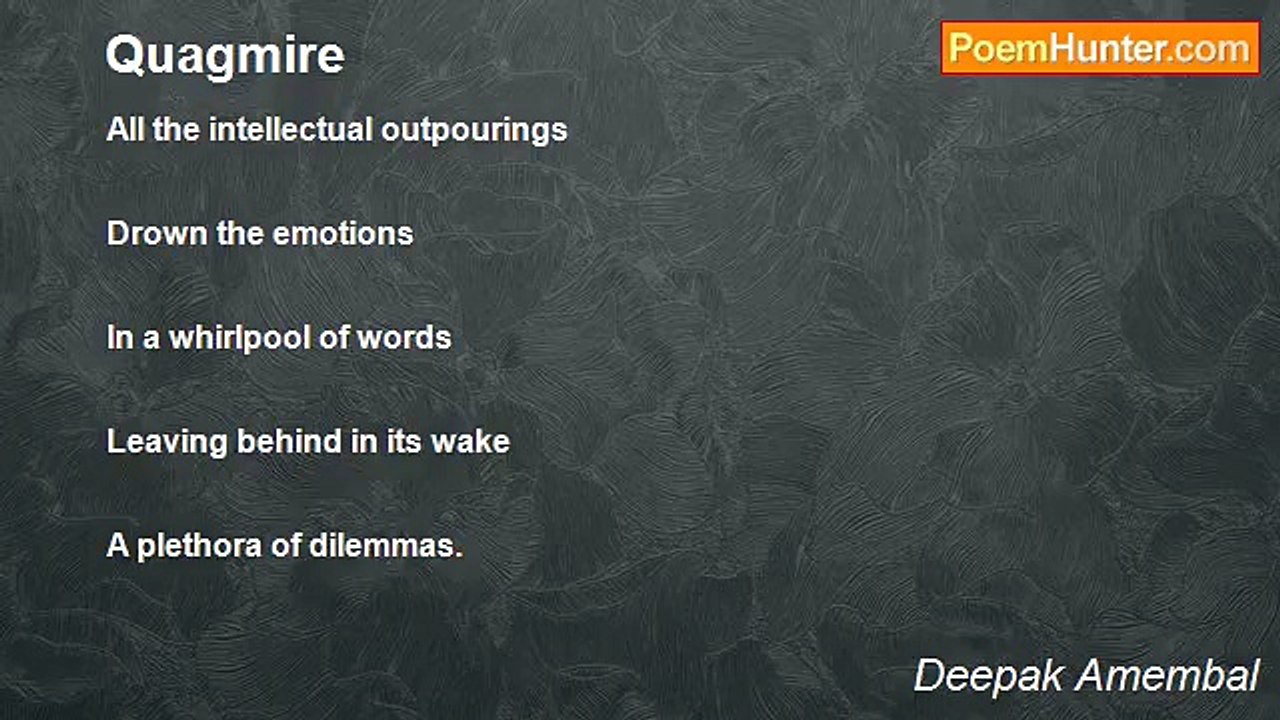 Deepak Amembal - Quagmire