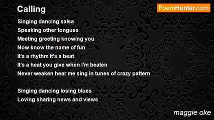 maggie oke - Calling