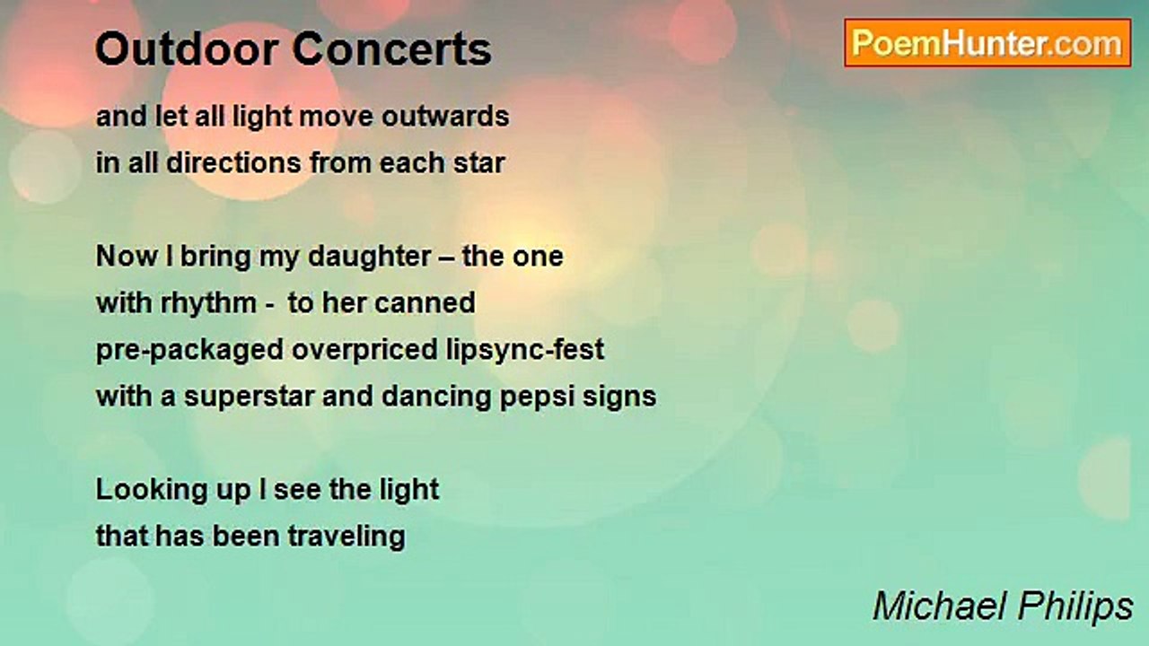 Michael Philips - Outdoor Concerts