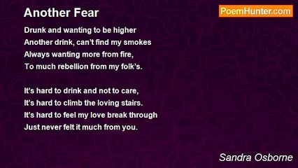 Sandra Osborne - Another Fear
