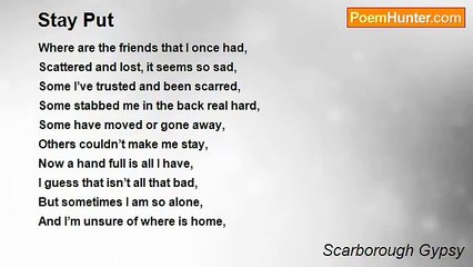 Scarborough Gypsy - Stay Put