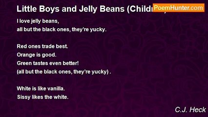 C.J. Heck - Little Boys and Jelly Beans (Children)