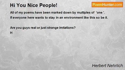Herbert Nehrlich - Hi You Nice People!