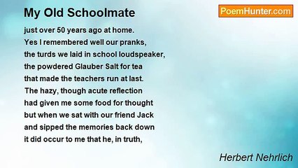 Herbert Nehrlich - My Old Schoolmate