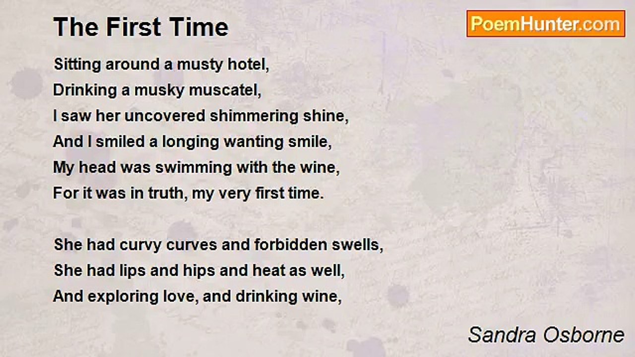 Sandra Osborne - The First Time